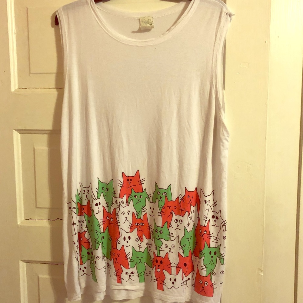 Adorable Cat Tunic Tank